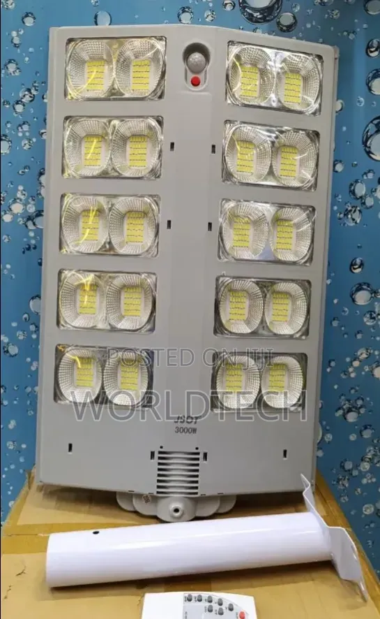 3000W Solar Street Light with Remote Control - 1