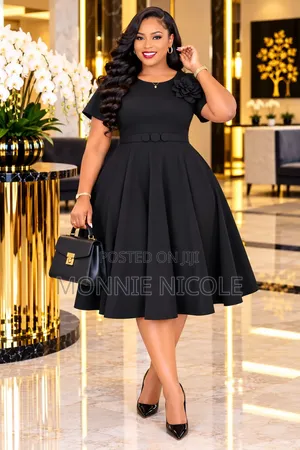 Fashion Turkey Elegant Black Dress - Funeral Appropriate