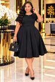 Fashion Turkey Elegant Black Dress - Funeral Appropriate - 1