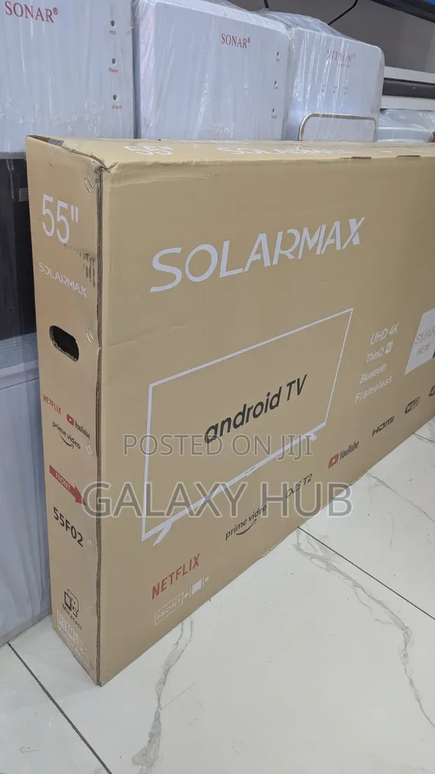 Solamax 55-inch Smart Android Frameless TV - 1
