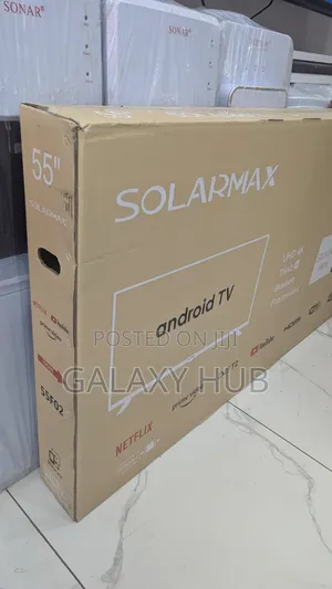 Solamax 55-inch Smart Android Frameless TV