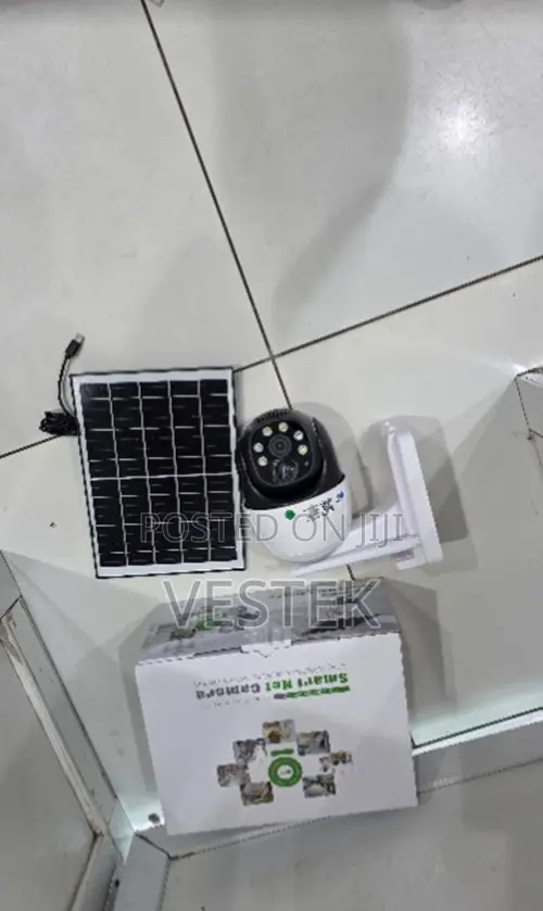 V380 4G LTE Solar Security Camera - Pan Tilt Motion Alarm - 1