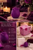 Rose Shaped Vibrator - Medical Grade Silicone - 1