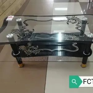 Executive Clear Glass Coffee Table