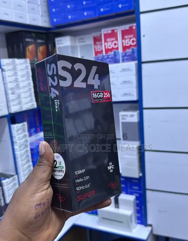 Itel S24 256GB Mpya Nyeusi - 1