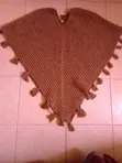Brown Crochet Shawl - 1