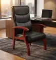 Bliss Deluxe Executive Swivel Chair - Black - 4