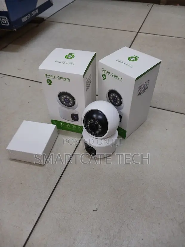 Kamera ya Nanny ya WiFi yenye Lens Mbili na Ufuatiliaji wa Mbali - 1