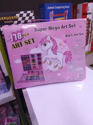 Kids Super Mega Art Set - 178 Pieces