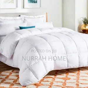 Seti ya Duvet Premium 6x6 - Nyeupe