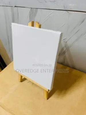 Kanvas Mraba na Stand ya Meza 30x30cm