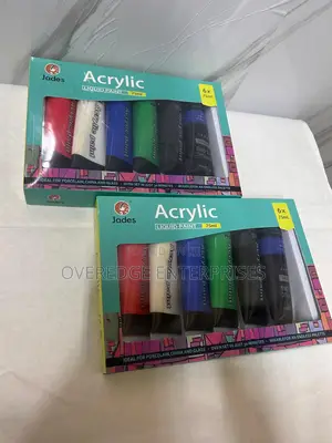 Rangi za Acrylic kwa Wasanii - Seti ya Vipande 6