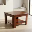 Mahogany Coffee Office Stool - 4