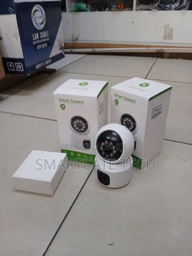 Kamera ya Nanny ya WiFi yenye Lens Mbili na Mtazamo wa Mbali & Sauti ya Njia Mbili - 1