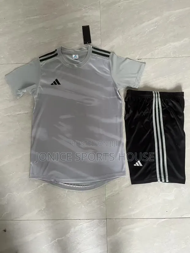 New Silky Soccer Jersey with Shorts - 1
