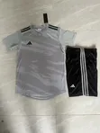 New Silky Soccer Jersey with Shorts - 1