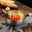 2L Stainless Steel Japanese Noodle Pot - 2