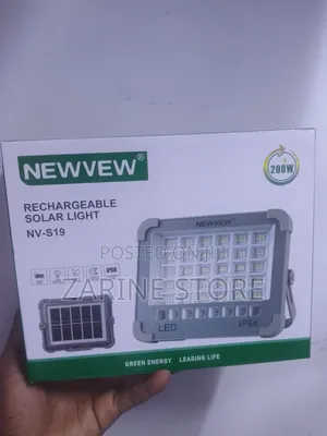 Newvew Rechargeable Solar Light S19 Mwanga wa Kuokoa Nishati