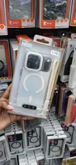Kesi ya Magnetic Nyeupe yenye Stand ya Camera na Mkanda wa Mkono kwa iPhone 17 Pro - 2