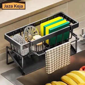 Stainless Steel Self-Draining Sink Shelf