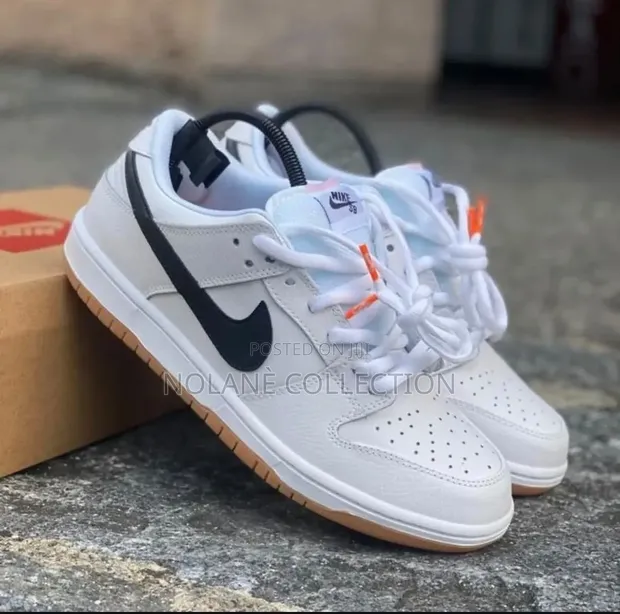 Nike SB Dunk White Gum Sneakers - 1