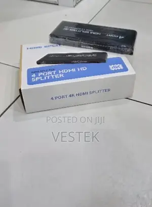 4-Port HDMI Splitter 1x4 4K Ultra HD 1080P 3D