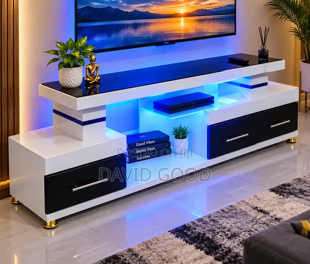 Brand New TV Media Stand with LED - 1