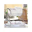 2-Tier Stainless Steel Dish Rack - 1