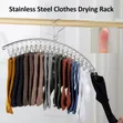 Stainless Steel Sock Hanger with Clips - Space Saving Drying Rack - 4