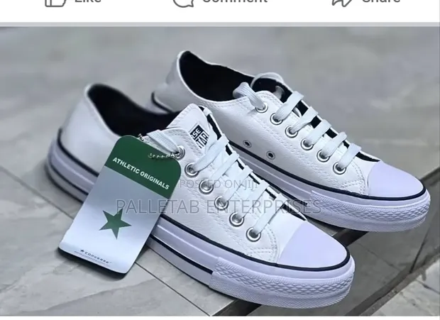 Viatu vya Ngozi vya Converse vya Wanawake - 1