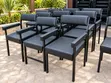 Caterina Black Armrest Chair - 1