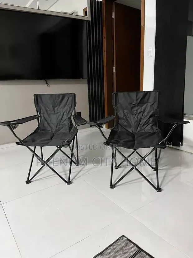 Oxford Portable Foldable Camp/Picnic Chair - 1