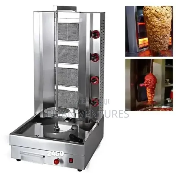 Brand New 4 Burner Gas Shawarma Machine - 1