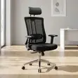 Kiti cha Ofisi cha Ergonomic chenye Kichwa cha Ngozi - 3