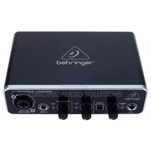 Behringer U-Phoria UMC22 Audio Interface - 1