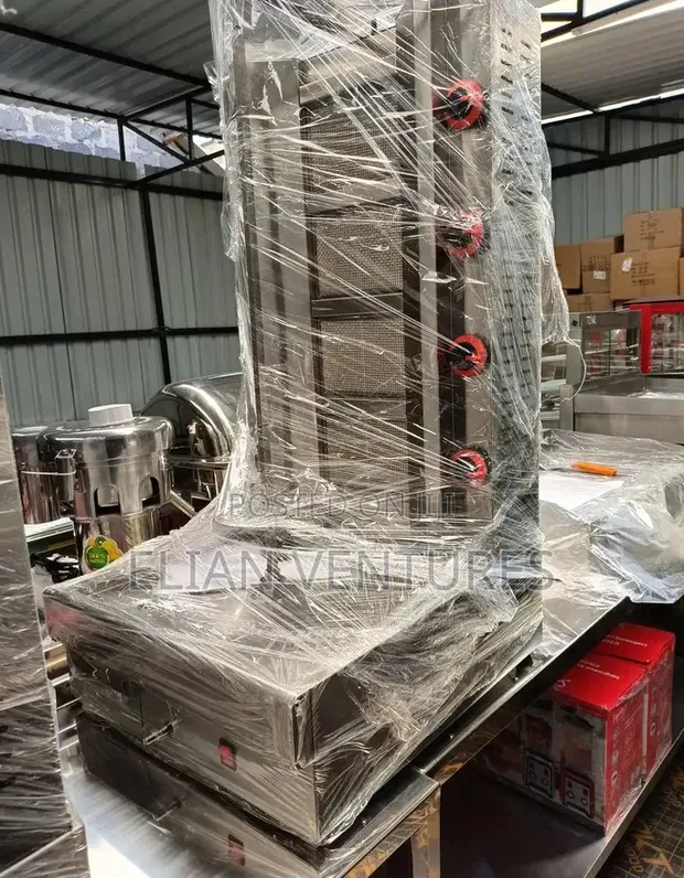 Brand New 4 Burner Gas Shawarma Machine - 1