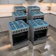 Jiko la Kusimama la 3 Gas Burners + 1 Electric Mpya - 2