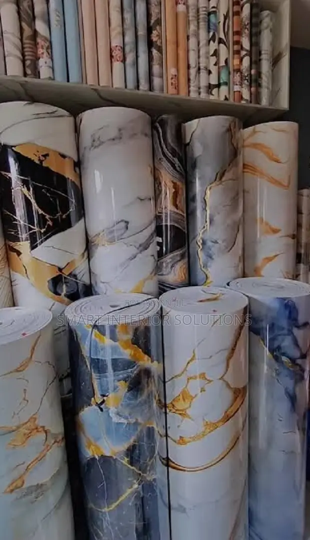 Foldable Marble Wall Sheet - Smart Interior - 1
