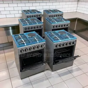 Cooker ya Standalone 3 Gas Burners + 1 Electric Mpya