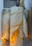 PVC Marble Sheet kwa Ajili ya Kupamba Ukuta - 1