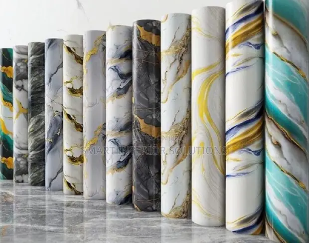 Foldable Marble Sheet for Bathroom Walls - Smart Interior - 1
