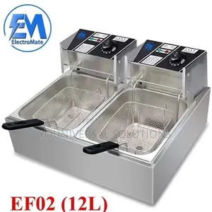 Electromate Double Deep Fryer