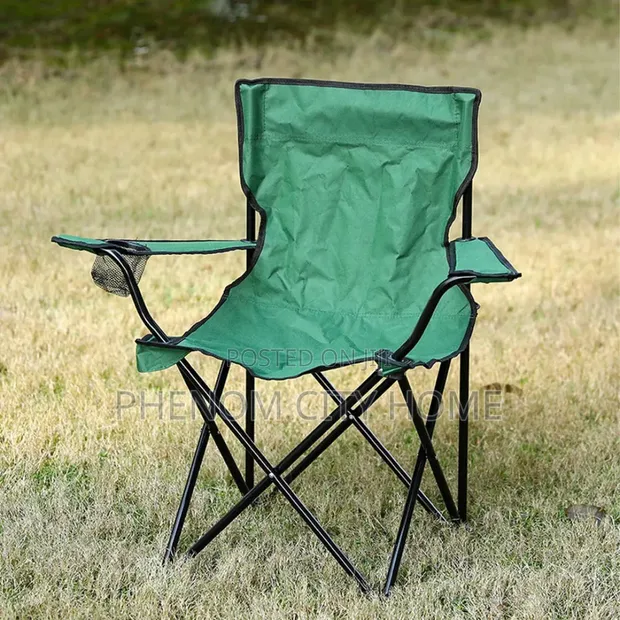 Woqi Foldable Travel Chairs with Armrest & Cup Holder - 1
