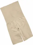 Beige Cotton High Waist Biker Tummy Tucker Shapewear - 1
