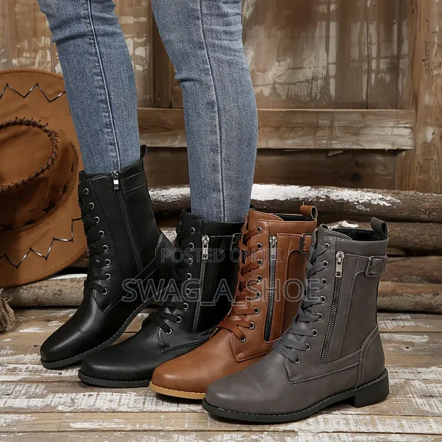 Moon Boots Mid-Calf Lace-Up Winter Boots - 1