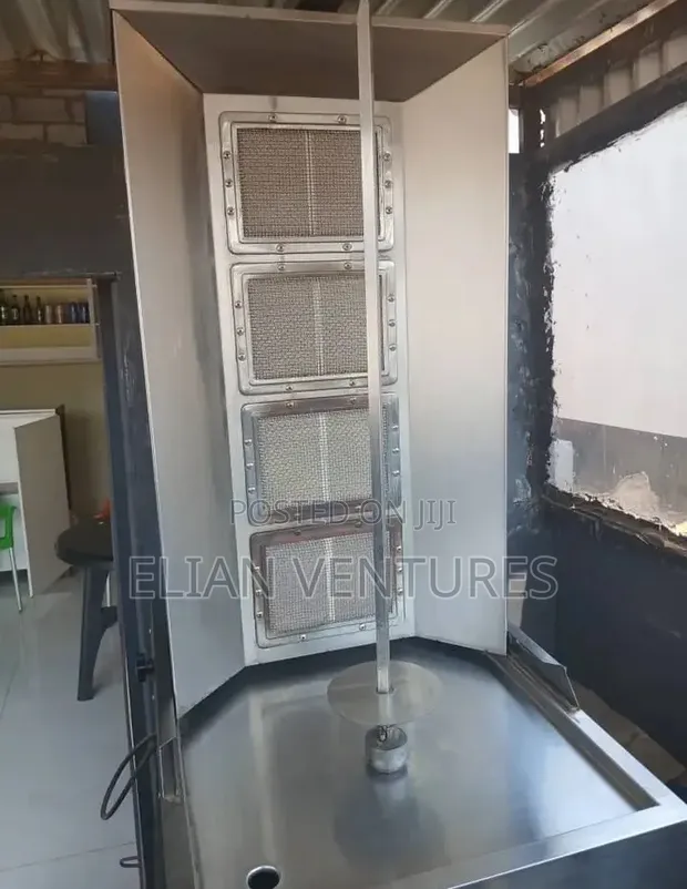 Durable 4-Burner Gas Shawarma Machine - 1