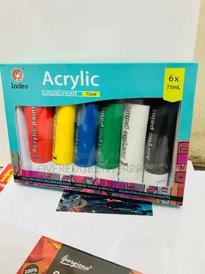 Set ya Rangi za Acrylic za Kioevu Vipande 6