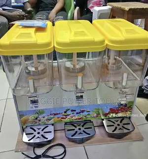 3-Column Commercial Juice Dispenser Machine Cooler