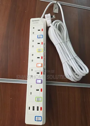 Extension Cord ya Njia 5 za 3m