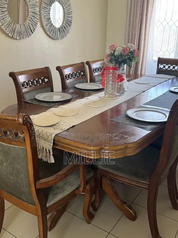 Furniture Palace 10-Seater Solid Hardwood Dining Set - 1